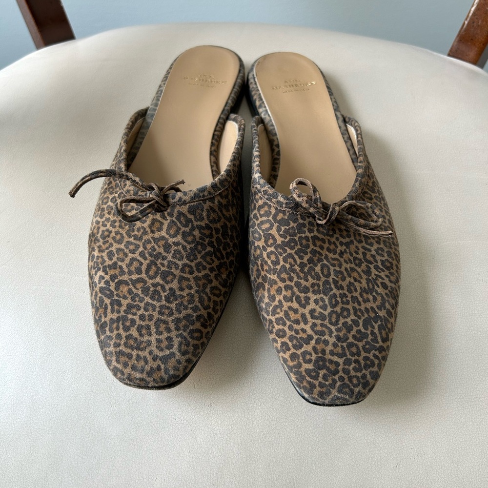 Ann Mashburn Mules / 8.5 Leopard / see description for sizing! - Picture 7 of 10